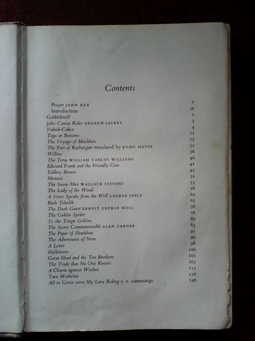 Goblins ed by Alan Garner. H/C 1969