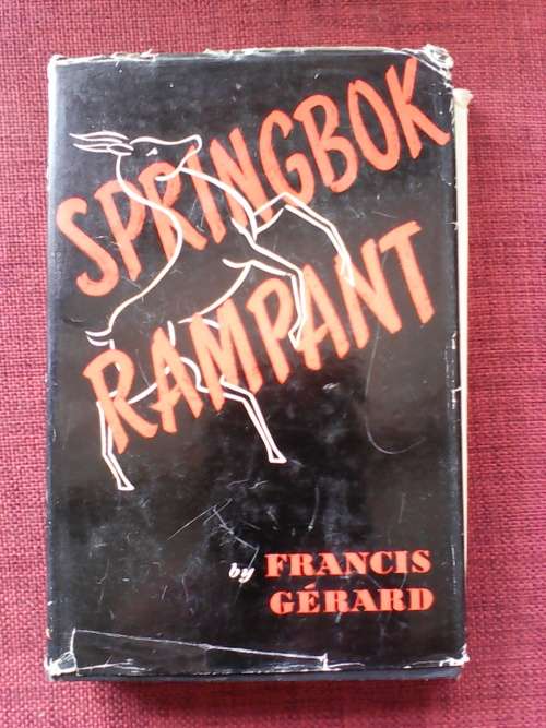 Springbok rampant by Francis Gérard. H/C
