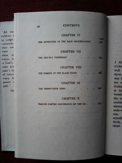The thirty nine steps by John Buchan. H/C  1950