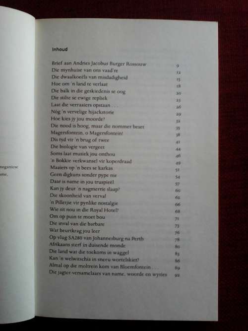 Toerist in Hillbrow by Andries Bezuidenhout. S/C1st 2010 200gm