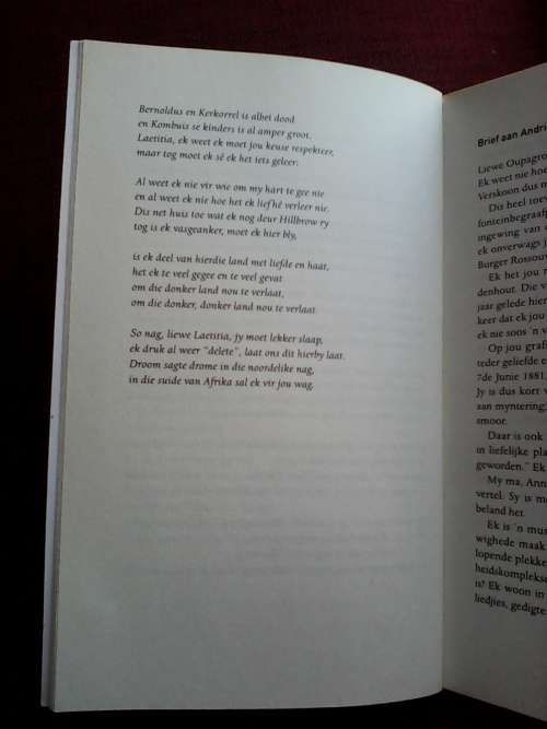 Toerist in Hillbrow by Andries Bezuidenhout. S/C1st 2010 200gm