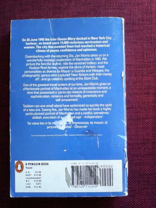 Manhattan `45 by Jan Morris S/C 1989 220gm