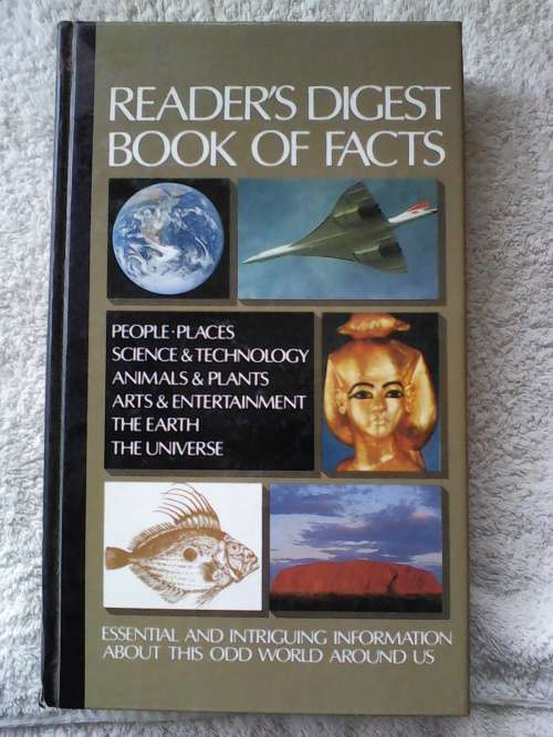 Reader`s Digest Book of Facts. H/C. 432 pp. 1987