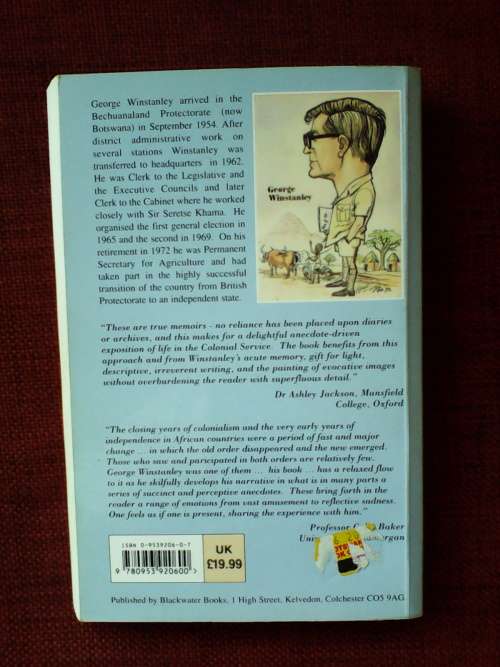 Under Two Flags in Africa by George Winstanley. S/C. 254 pp. 1st 2000