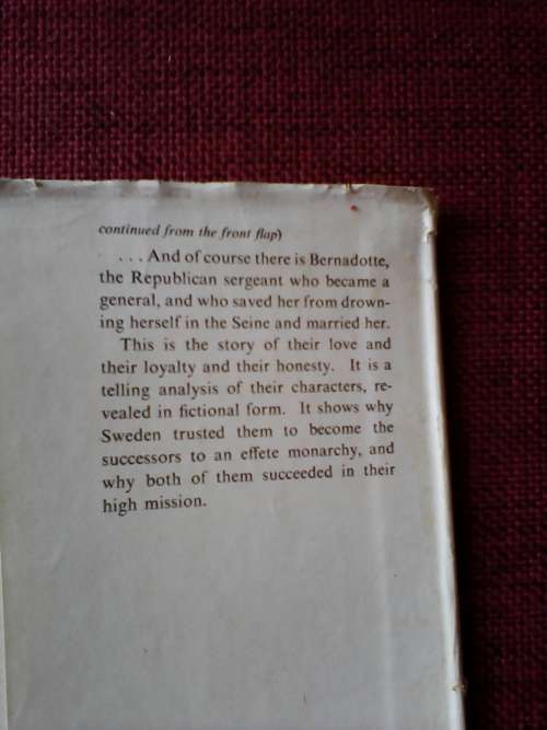 Désirée by Annemarie Selinko. H/C. 520 pp. 400gm 1954