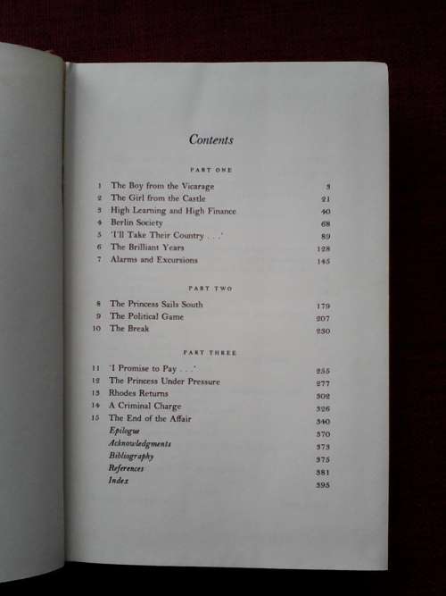Cecil Rhodes and the Princess by Brian Roberts. H/C. 405 pp.