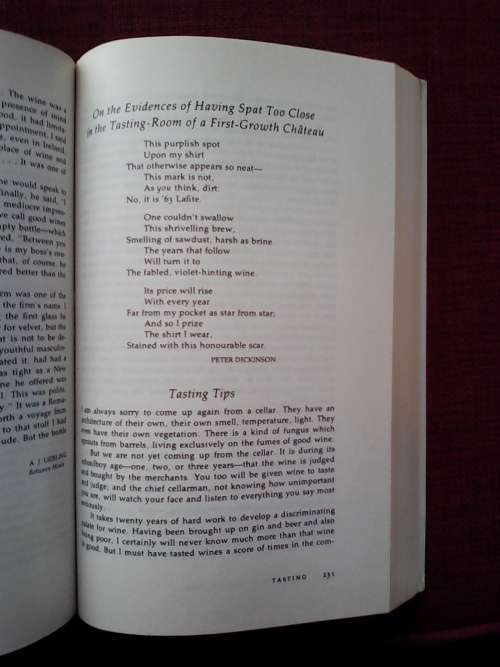 The Fireside Book of Wine, selected and edited by Alexis Bespaloff. S/C. 445 pp.