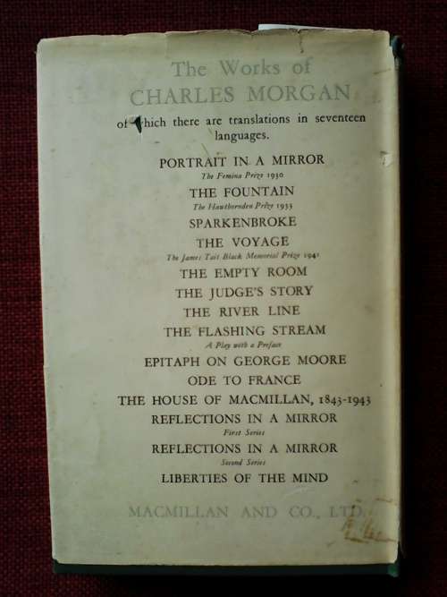 A Breeze of Morning by Charles Morgan. H/C. 237 pp.