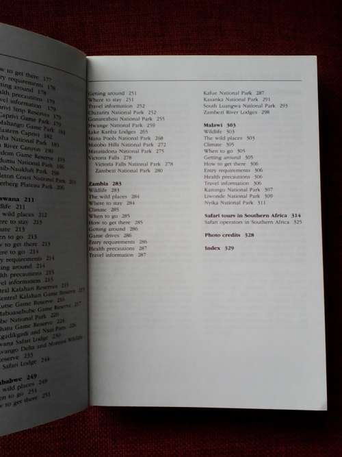 Wild Places of Southern Africa by Tim O`Hagan. S/C. 339 pp.