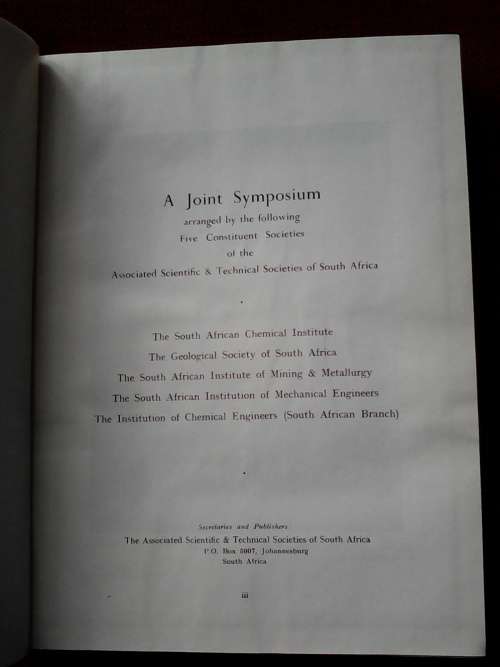 Uranium in South Africa 1946-1956 Vol 1 and 2. Large format. H/C. Each book 500 pp.