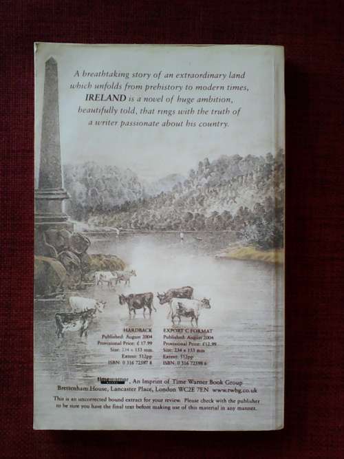 Ireland, a Novel, by Frank Delaney. S/C. 180 pp.