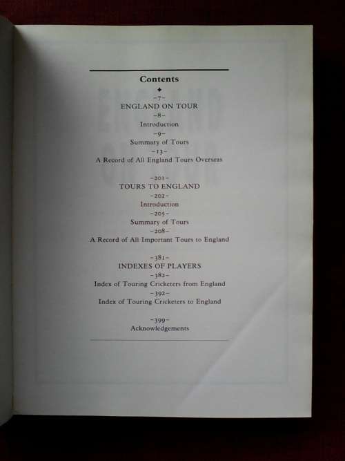 The Complete History of Cricket Tours at Home and Abroad by P Wynne-Thomas. H/C. . 398 pp.