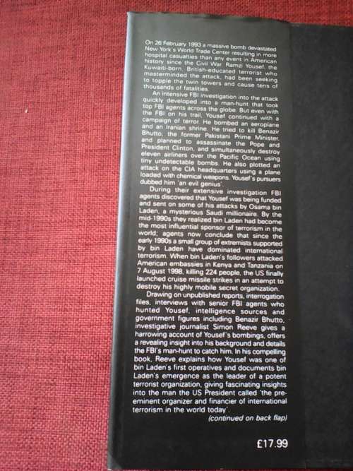 The New Jackals by Simon Reeve. H/C. 294 pp. 1999