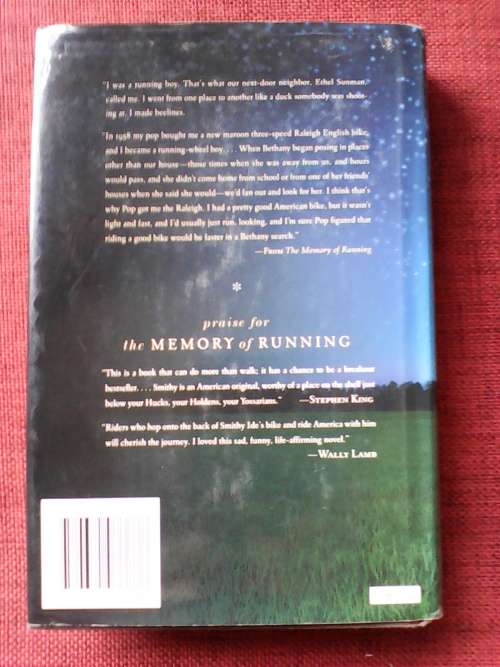 The Memory of Running by Ron McLarty. H/C. 358 pp. 1st 2004 450gm