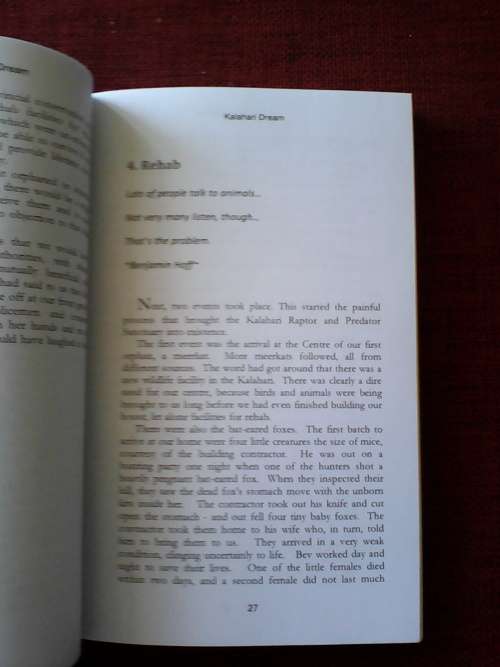 Kalahari Dream by Chris Mercer and Beverley Pervan. S/C. 302 pp