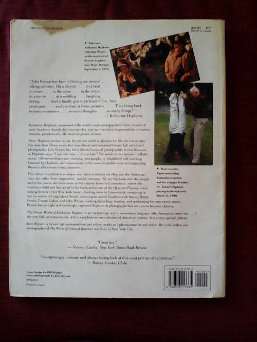 The Private World of Katherine Hepburn photographed by John Bryson. S/C. Large format. 175 pp.