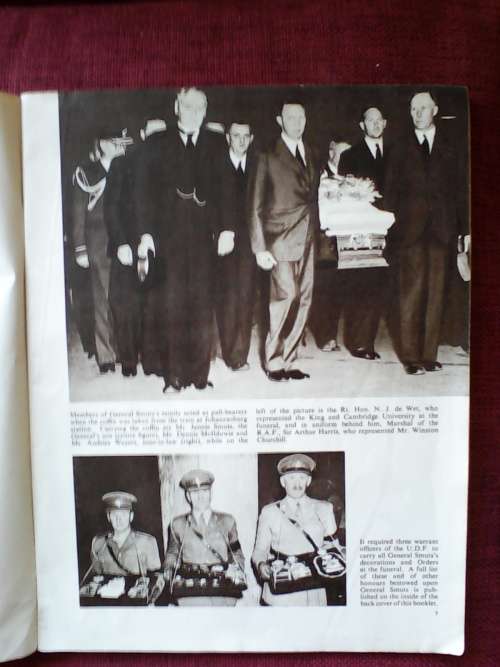 Salute to a Great South African, Jan Christiaan Smuts, May 24, 1870 - September 11, 1950, S/C. 64pp.