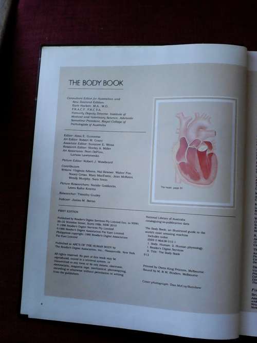 The Reader`s Digest Body Book. H/C. Large format. 336 pp.
