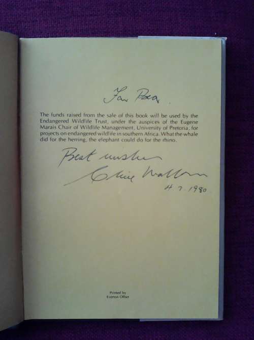 The Ring Fence, compiled by Clive Walker. 1st ed. 1978. Signed. H/C with jacket. 48 pp.