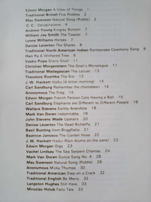 Junior Voices, Four Poetry Anthologies by Penguin Education, edited by Geoffrey Summerfield. S/C.