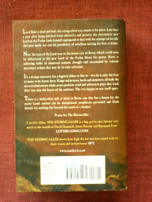 The Twilight Herald by Tom Lloyd. 2008. S/C. 535 pp.