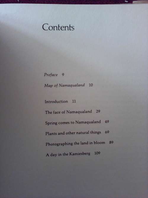 Namaqualand, Garden of the Gods by Freeman Patterson. 1st ed. 1984. Signed. H/C. Large format. 128pp