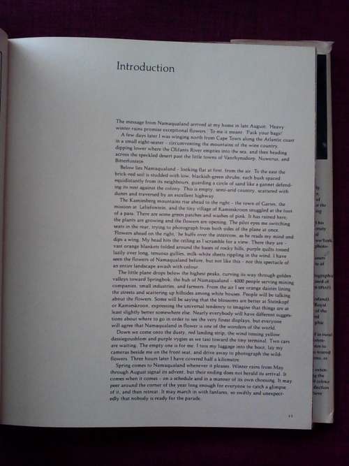 Namaqualand, Garden of the Gods by Freeman Patterson. 1st ed. 1984. Signed. H/C. Large format. 128pp