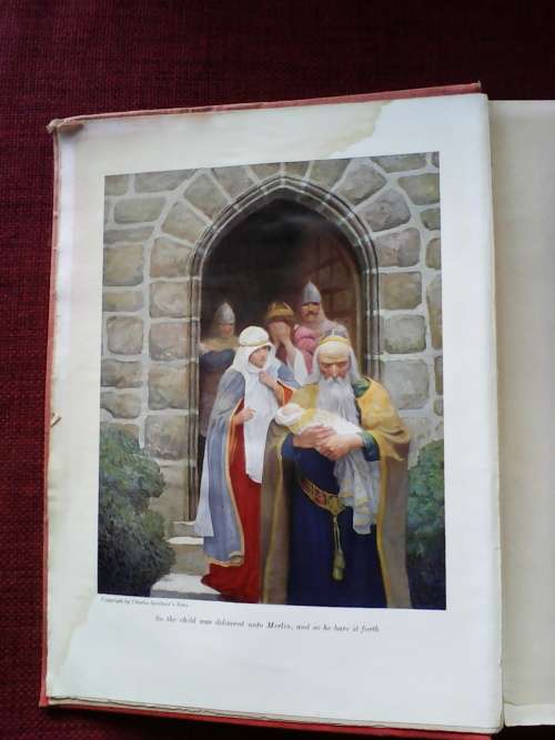 The Boy`s King Arthur edited by Sidney Lanier, illustrated by NC Wyeth. 1917. H/C.