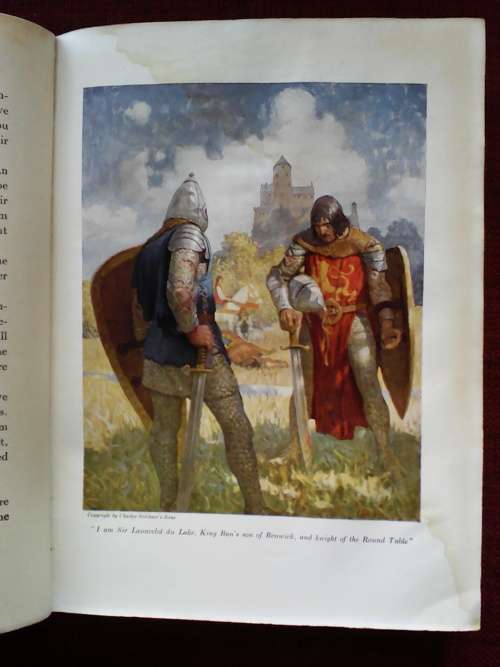 The Boy`s King Arthur edited by Sidney Lanier, illustrated by NC Wyeth. 1917. H/C.
