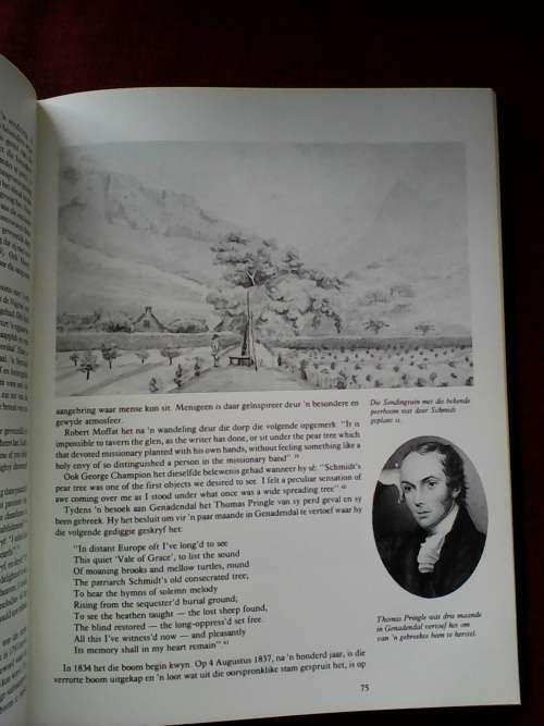 Geskiedenis van Genadendal 1738-1988 deur Isaac Balie. 1ste uitgawe 1988. Geteken. H/B met omslag.