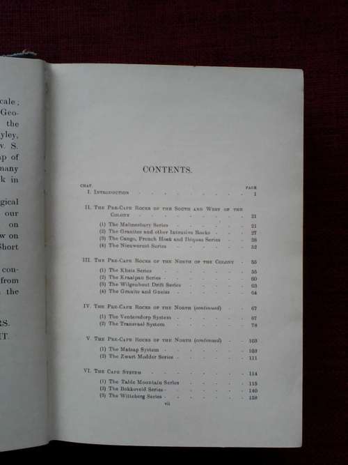 An Introduction to the Geology of Cape Colony by Rogers and Du Toit. 2nd edition 1909. H/C. 491 pp.