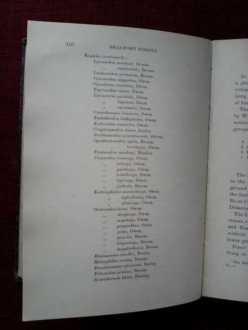 An Introduction to the Geology of Cape Colony by Rogers and Du Toit. 2nd edition 1909. H/C. 491 pp.