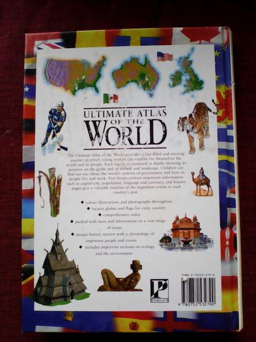 Ultimate Atlas of the World by P Steele and K Lye. 1999. H/C. Large format. 256 pp. Weight: 1,4 kg
