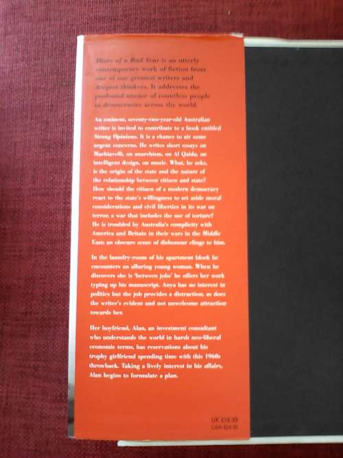 Diary of a Bad Year by JM Coetzee. 1st edition 2007. H/C with jacket.