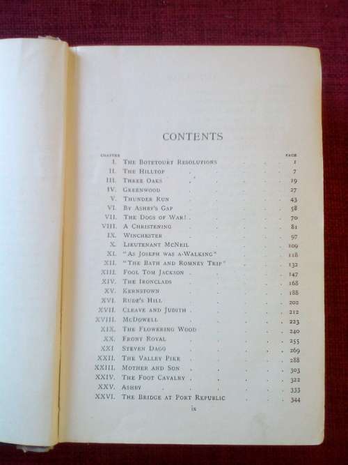 The Long Roll by Mary Johnstone. 1st ed 1911. H/C no jacket. 668 pp.