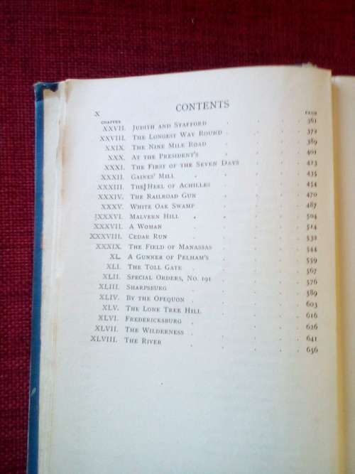 The Long Roll by Mary Johnstone. 1st ed 1911. H/C no jacket. 668 pp.