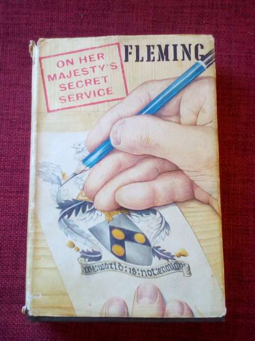On Her Majesty`s Secret Service by Ian Fleming. 1st ed 2nd impression 1963. H/C with jacket. 288 pp.