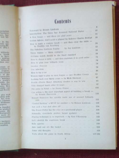 Snooker: Against the Nap by Ken Shaw. 1st ed 1965 signed. H/C with jacket. 160 pp.