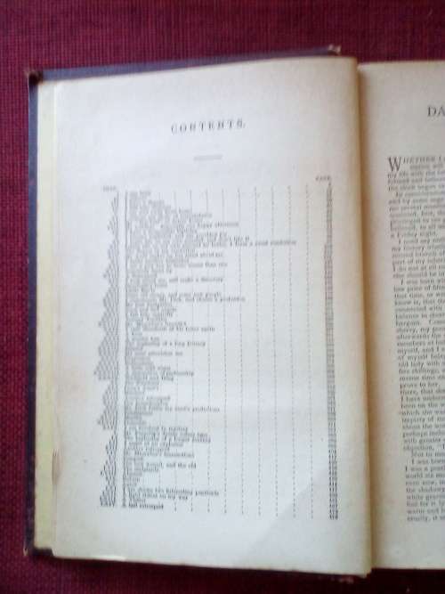 David Copperfield by Charles Dickens. Circa 1800s. H/C. 478 pp.