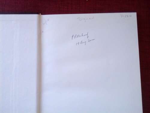 Terugblik van ŉ Brugbouer deur PA Verhoef. 2000. Geteken. H/B met omslag. Groot formaat. 134 pp.