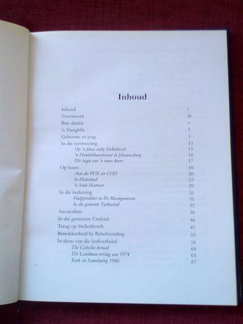Terugblik van ŉ Brugbouer deur PA Verhoef. 2000. Geteken. H/B met omslag. Groot formaat. 134 pp.