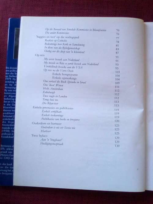Terugblik van ŉ Brugbouer deur PA Verhoef. 2000. Geteken. H/B met omslag. Groot formaat. 134 pp.