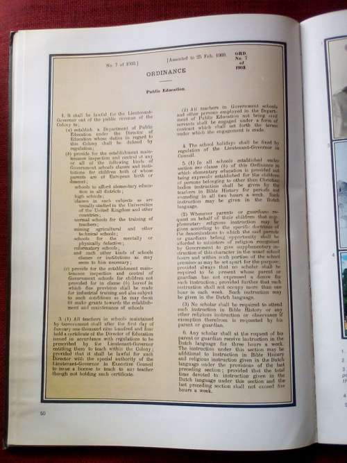 Transvaal Education Department 1876-1976. H/C. Large format. 148 pp.