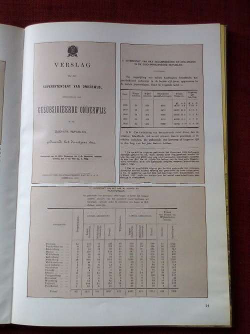 Transvaal Education Department 1876-1976. H/C. Large format. 148 pp.