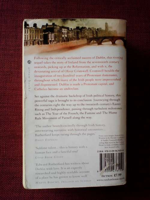 Ireland Awakening by Edward Rutherfurd. Arrow Books Paperback 2007. 919 pp.