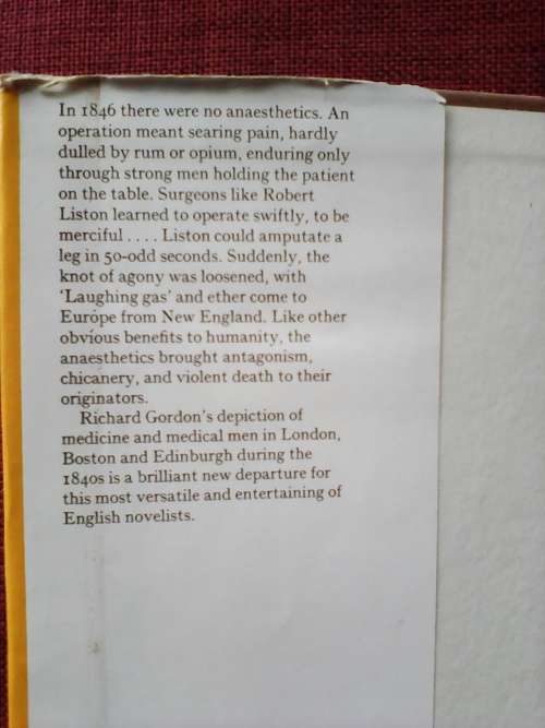 The Sleep of Life by Richard Gordon. 1st 1975. H/C with jacket. 305 pp.