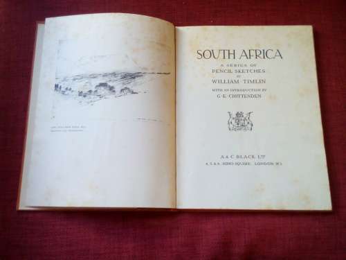 South Africa: A Series of Pencil Sketches by William M Timlin. 1927. H/B.