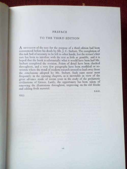 The Glory That Was Greece by JC Stobart. 1st Book Club Associates Edition 1972. H/C. 265 pp