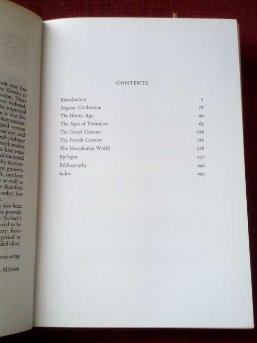 The Glory That Was Greece by JC Stobart. 1st Book Club Associates Edition 1972. H/C. 265 pp