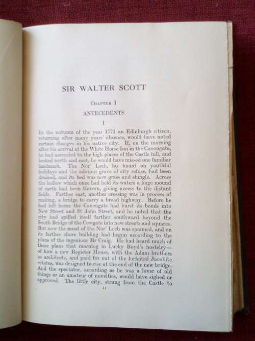 Sir Walter Scott by John Buchan. 1st 1932. H/C. 387 pp.